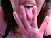 V 574 Custom request: Sweet Sexy Mike makes me moan and shiver in black lace 5/16