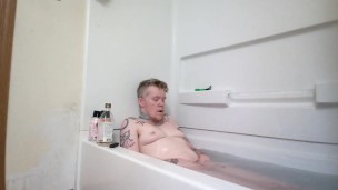 Solo Bubble Bath Orgasms FTM
