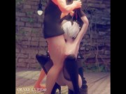 Slut Street 2B Adventures Deep Blowjob Throat Fuck And Cum Grand Cupido ( Nier Automata ) 9/16