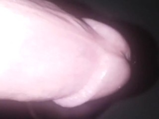 Sexy guy strokes his fat cock