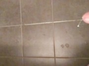 Quick Bathroom Floor Cum Dump