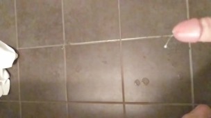 Quick Bathroom Floor Cum Dump