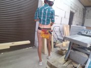 DIY Bed Part 8 - Angle drilling + BONUS balls sucking with cum in mouth 12/16