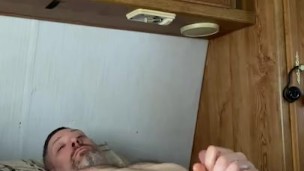 Masturbating in bed