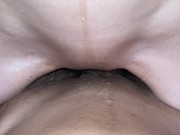 激しい騎乗位で同時に昇天！　ローションと潮まみれの変態セックス！ 2/16