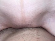 激しい騎乗位で同時に昇天！　ローションと潮まみれの変態セックス！ 7/16