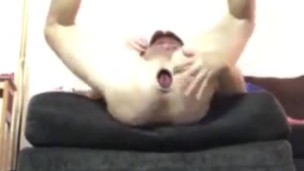 IN A SEX SWING WITH HUGE ANAL GAPING