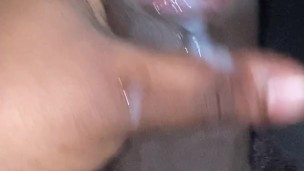 Stroking my dick😈