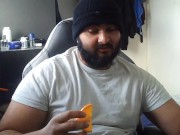 Male Solo Eating Fruit and Talking About His Day #1