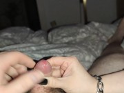 I give his little cock a helping hand *cumblast* 6/16