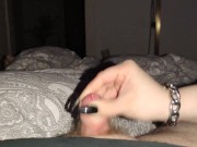 I give his little cock a helping hand *cumblast* 9/16