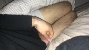 Rubbing Hard Arabic Cock