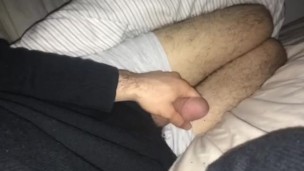 Stroking Hard Dick Solo Male