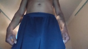 Stroking my big dick