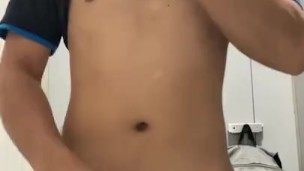 Jack off in Public WC Always Horny 