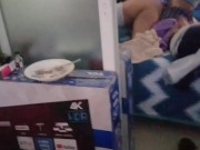 Hot girlfriend Jiggling her big white ass in my big dick on Doggie Style  16/16