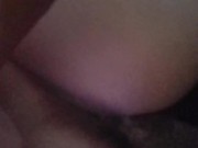 Hot girlfriend Jiggling her big white ass in my big dick on Doggie Style  5/16