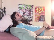 Male Solo Cum Eating 5 ( right angle )