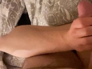 POV hot amateur blonde with blindfold real orgasm with sex toys Point of view 7/16