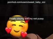 POV Masturbating and Cumming Three Times on Snapchat - sweet_baby_zzz 3/16