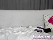 Amazing live webcam w/ blowjob doggystyle sex to creampie vibrator masturbation sex advice trying on lingerie - Lelu Love 8/16