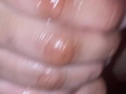 グチョグチョ亀頭舐め手コキ 12/16
