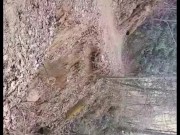 Petite hiking fully naked through Public Waterfall Trail (Full Version) 3/16