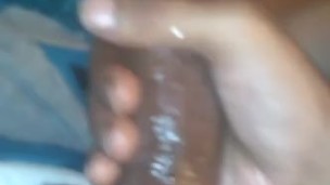Black cock oiled uo