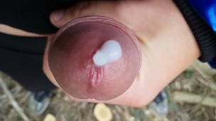 Shooting rope of cum slow-mo