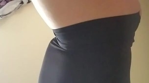 Thong bodysuit yoga buttplug