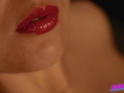 Romantic evening blowjob from blonde MILF 3/16