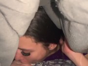 Wife sucking me while everyone’s asleep 12/16