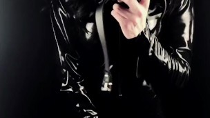 Female mask BJ practice and plays with silicone pussy