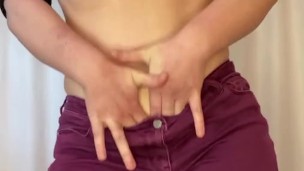 Pt I - Stripping my top and oiling up my tits - gorgeous PAWG with a small waist music