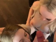  college girls blow hairy professor to pass chemistry class  8/16