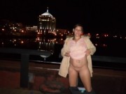 Milf naked in public