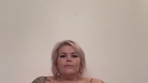 worship my body in pantyhose and watch me destroy my pussy with a big dildo