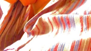 Hermaphrodite natural tits, nipple play, and massage