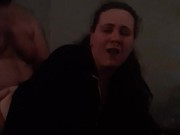 Bbw doggy making him cum twice  12/16