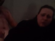 Bbw doggy making him cum twice  2/16