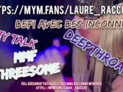 Laure Raccuzo - Elle suce en GloryHole et se fait arroser de sperme ! 13/16