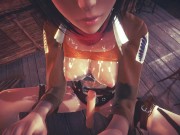 [ATTACK ON TITAN] POV You found Mikasa at the bar (3D PORN 60 FPS) 12/16