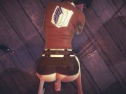 [ATTACK ON TITAN] POV You found Mikasa at the bar (3D PORN 60 FPS) 5/16