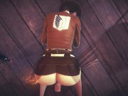 [ATTACK ON TITAN] POV You found Mikasa at the bar (3D PORN 60 FPS) 7/16