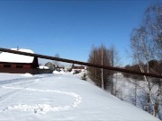 Russian Nude Girl in forest on bridge and with ships 1/16