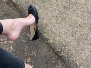 Public dangling preview  - Screenshot 8 of 16 - Feet Fetish