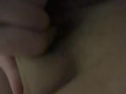 Fingering my pussy, feeling horny
