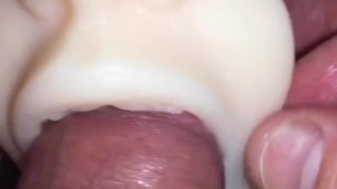 I received the greatest blowjob ever by an adult toy, cum & piss in mouth with me tasting every drop