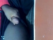 Horny guy masturbates