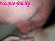 I decided to lick my wife after sex, and again cum on her pussy 7/16